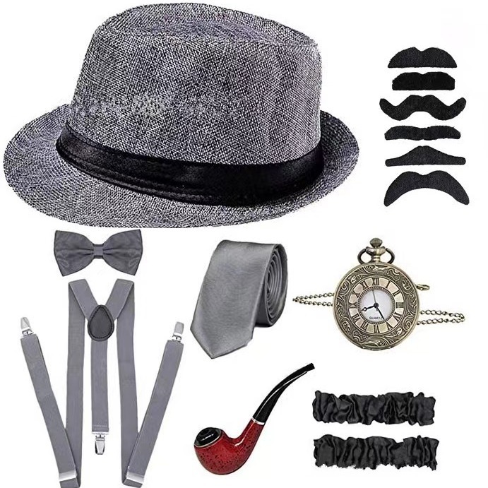 1920S Mens Gatsby Gangster Cos - Men'S Accessories In The 1920S recension och pris