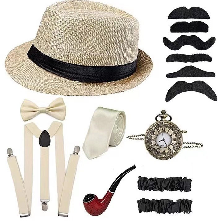 1920S Mens Gatsby Gangster Cos - Men'S Accessories In The 1920S recension och pris