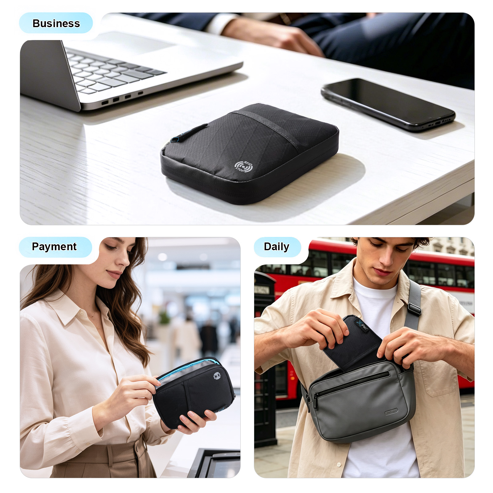HcanKcan Mini Anti-theft Passp - Travel Organizer Men recension och pris