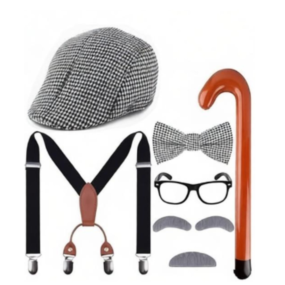 100 Day of School Costume Old  - Men'S Accessories In The 1920S recension och pris